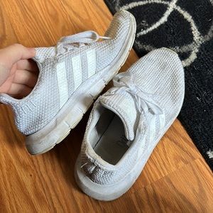 White adidas sneakers